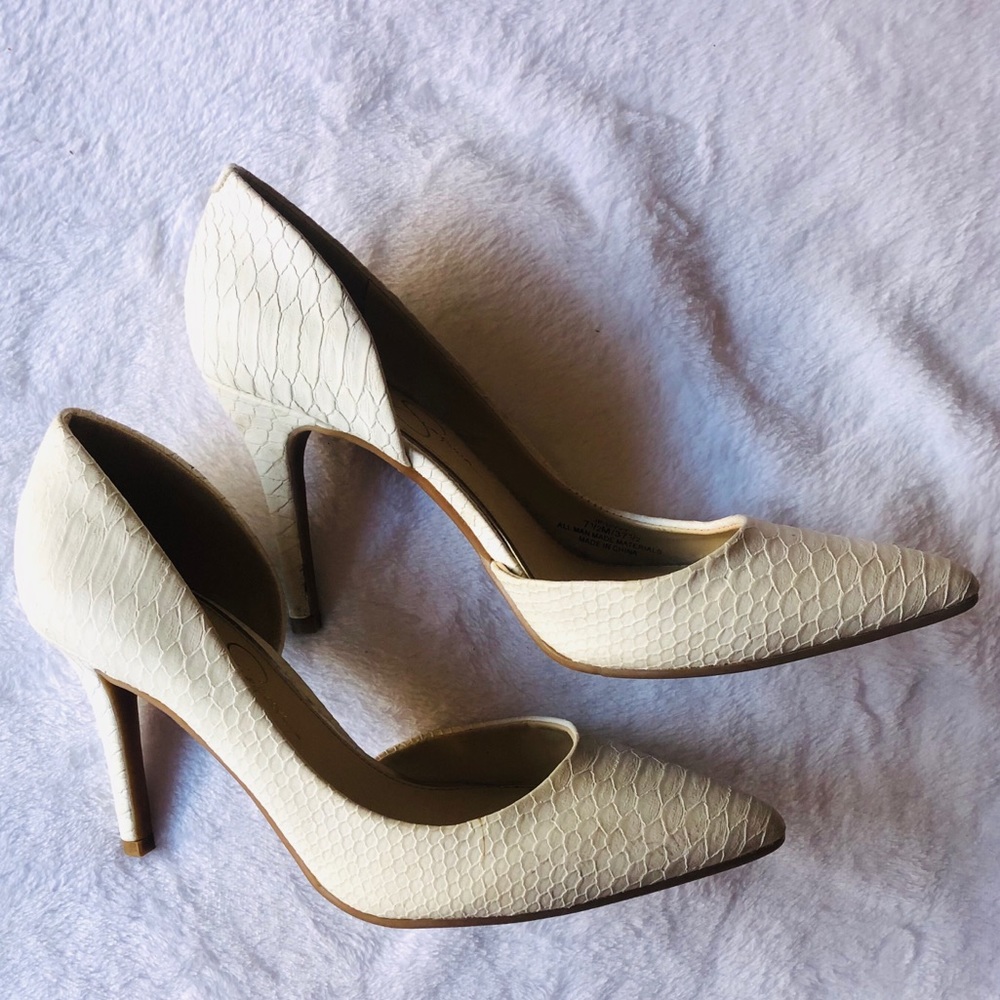 White heels